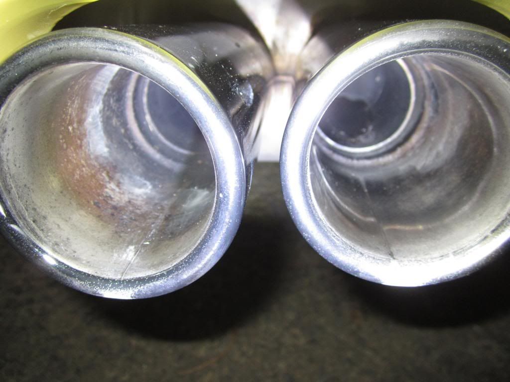 Cleaning black exhaust tips? The M3cutters
